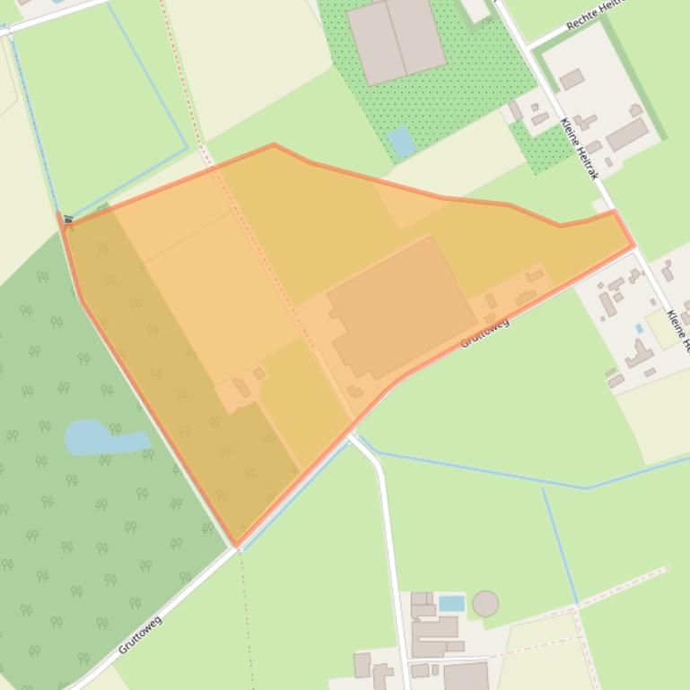 Kaart van postcodegebied 5721PT.