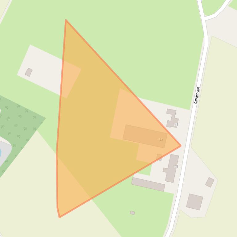 Kaart van postcodegebied 5721XZ.