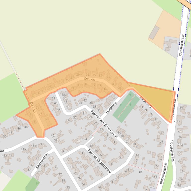 Kaart van postcodegebied 5724AS.