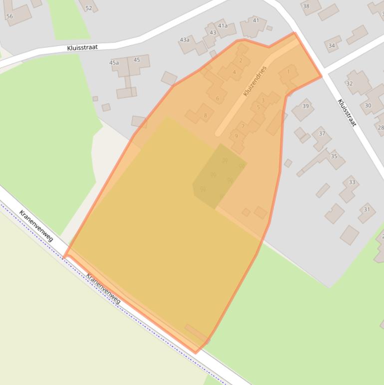 Kaart van postcodegebied 5724BB.