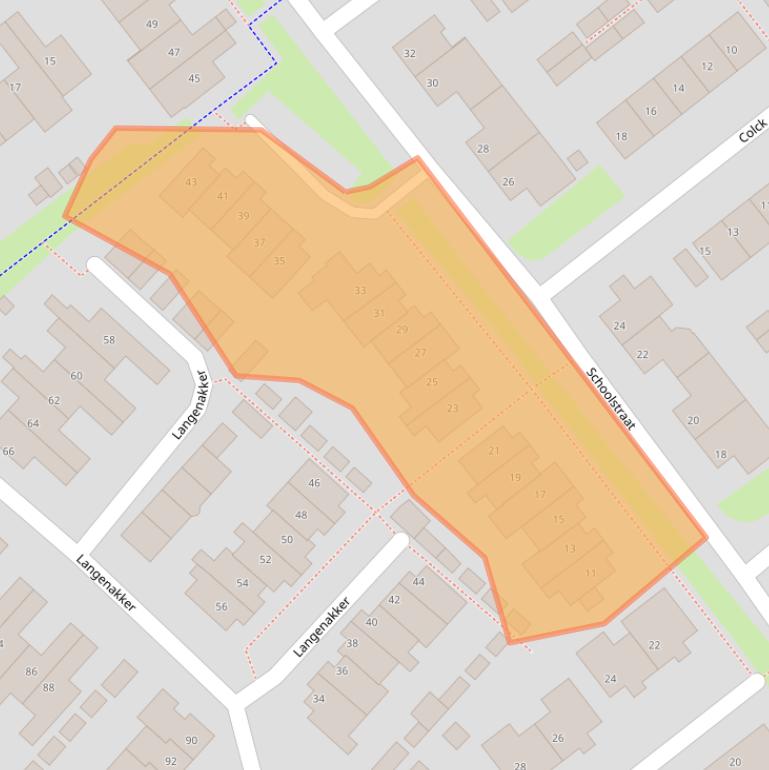Kaart van postcodegebied 5731AN.
