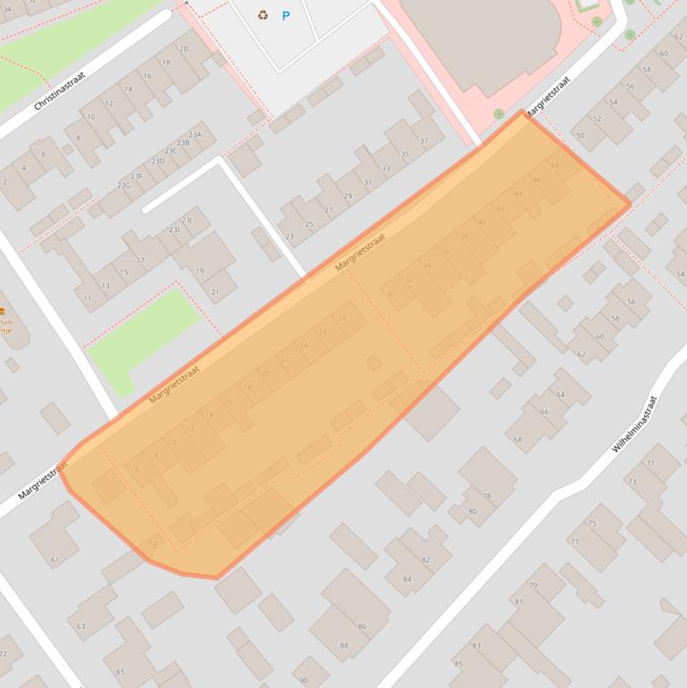 Kaart van postcodegebied 5731BP.