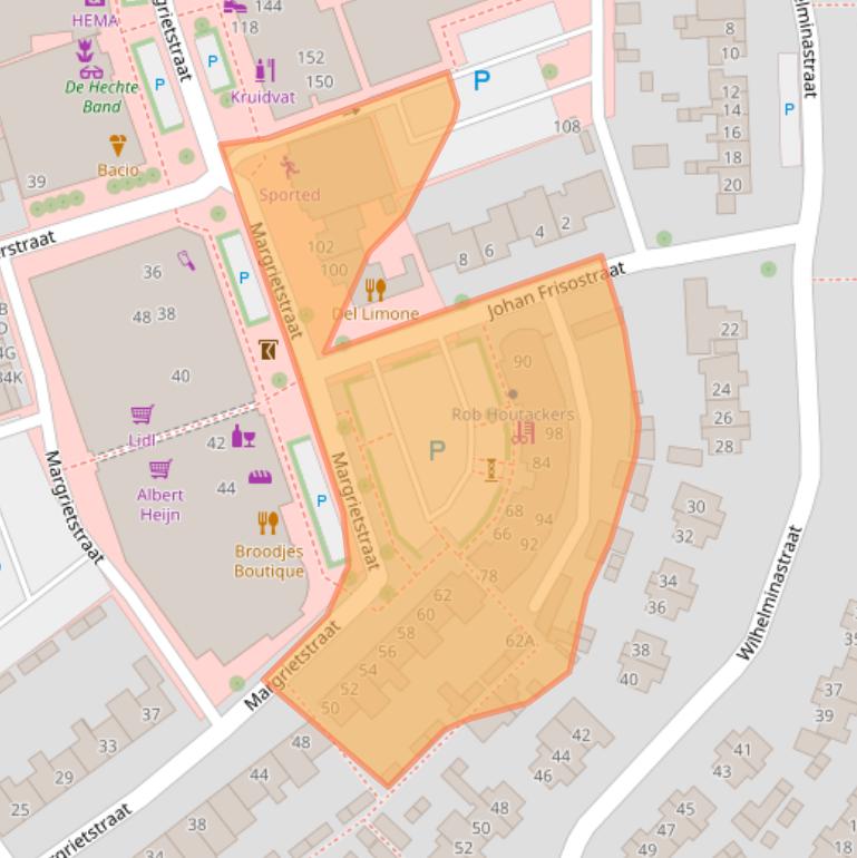 Kaart van postcodegebied 5731BR.