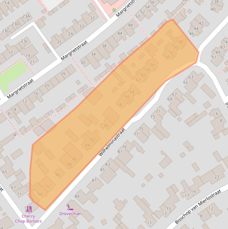 Kaart van postcodegebied 5731ER.