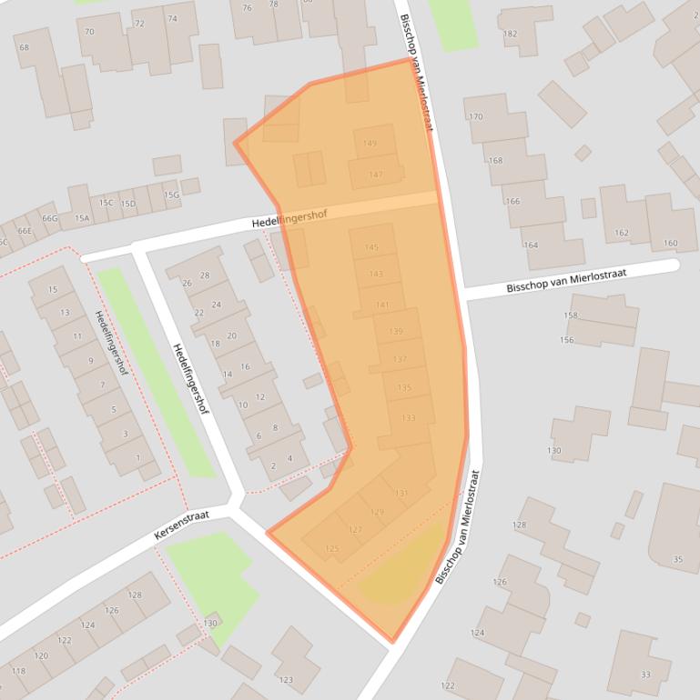 Kaart van postcodegebied 5731GD.