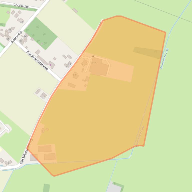 Kaart van postcodegebied 5731HD.