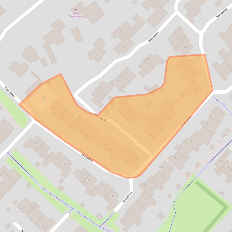 Kaart van postcodegebied 5731JN.