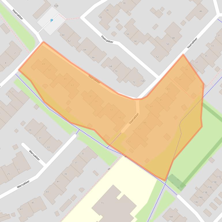 Kaart van postcodegebied 5731JR.