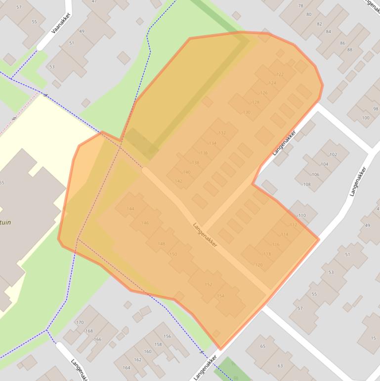 Kaart van postcodegebied 5731JV.