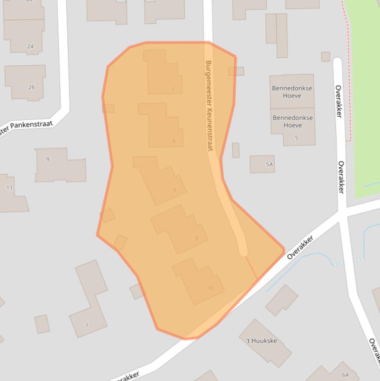 Kaart van postcodegebied 5731LX.