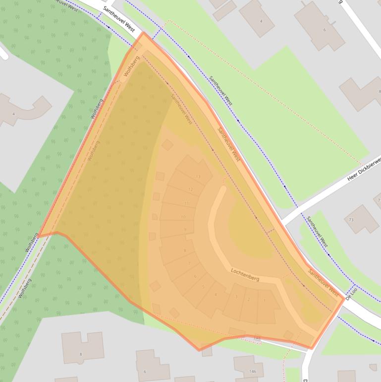 Kaart van postcodegebied 5731MV.