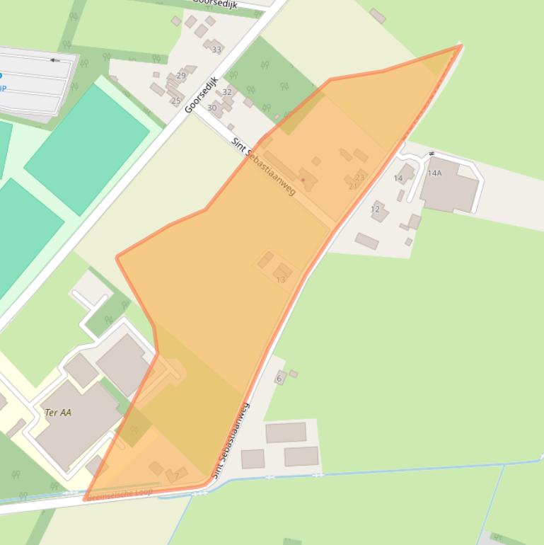 Kaart van postcodegebied 5731PE.