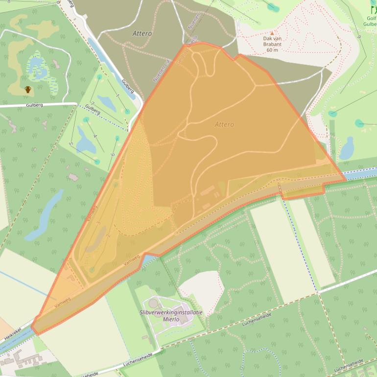 Kaart van postcodegebied 5731PW.