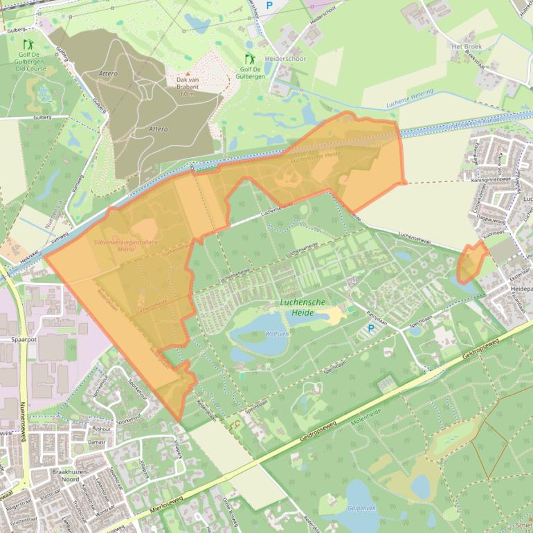Kaart van postcodegebied 5731PX.