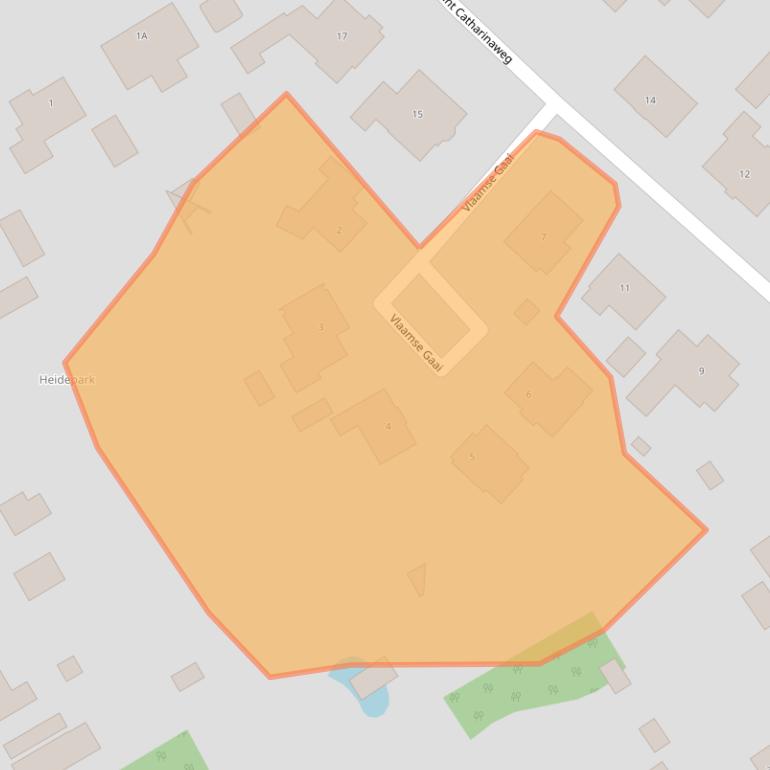 Kaart van postcodegebied 5731SK.