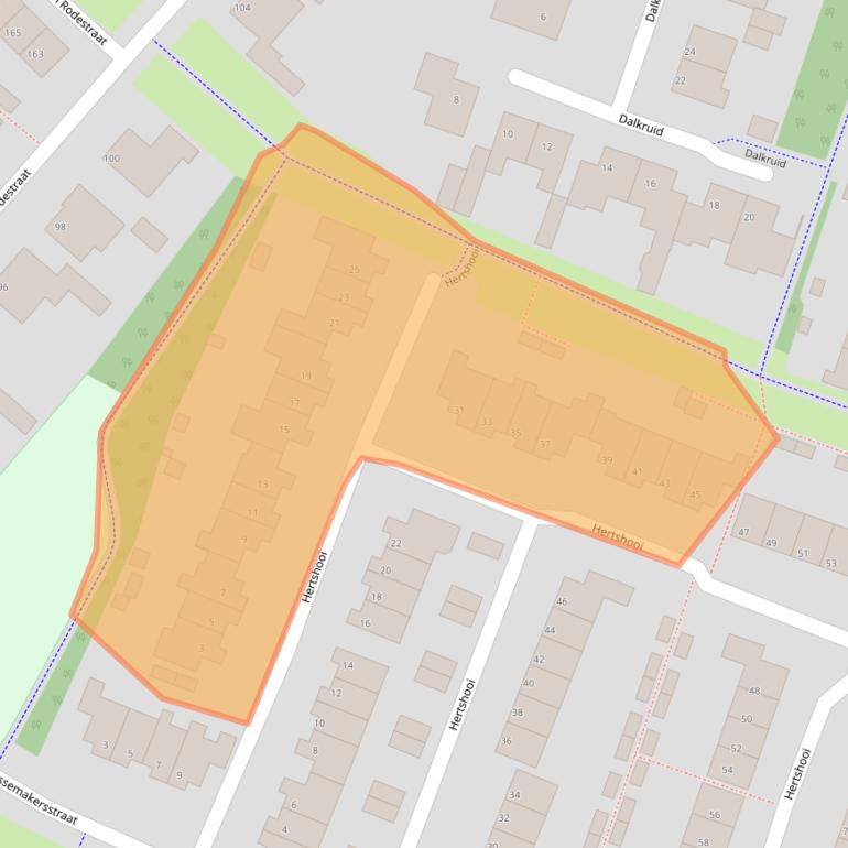 Kaart van postcodegebied 5731TK.