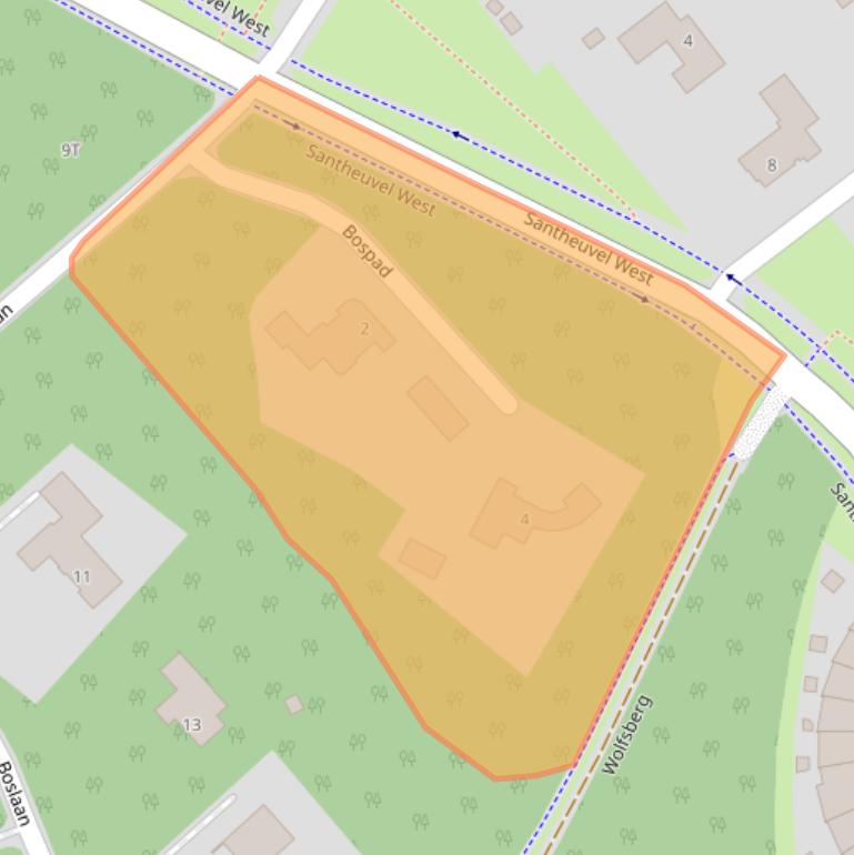 Kaart van postcodegebied 5731XL.