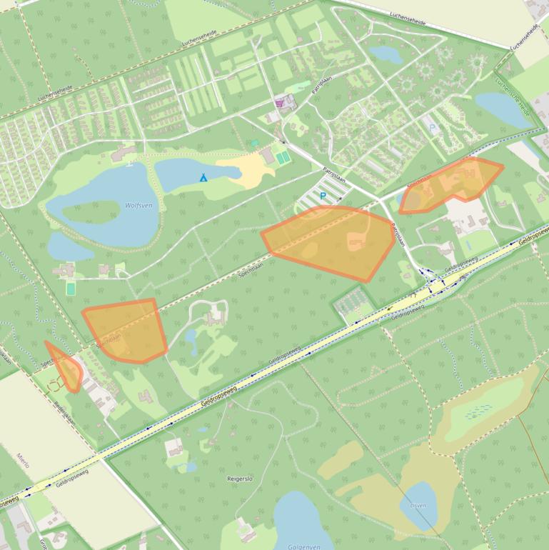 Kaart van postcodegebied 5731XM.