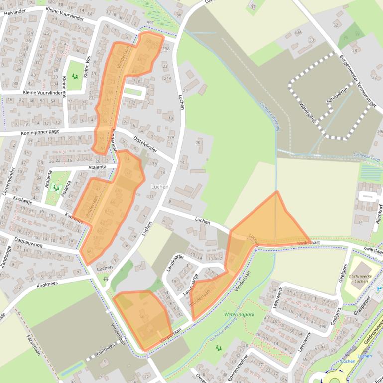 Kaart van postcodegebied 5731ZK.