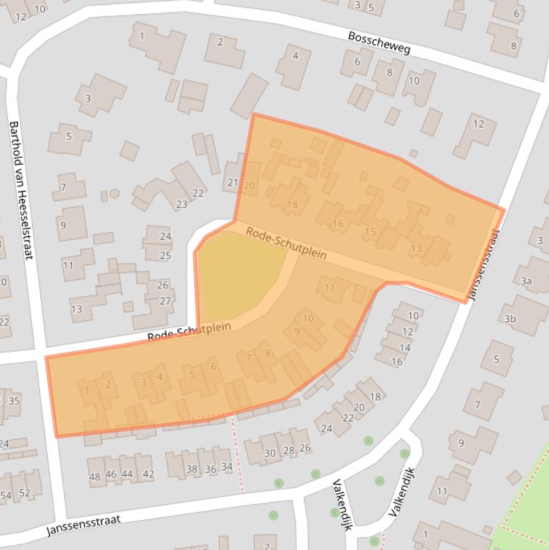 Kaart van postcodegebied 5735AL.