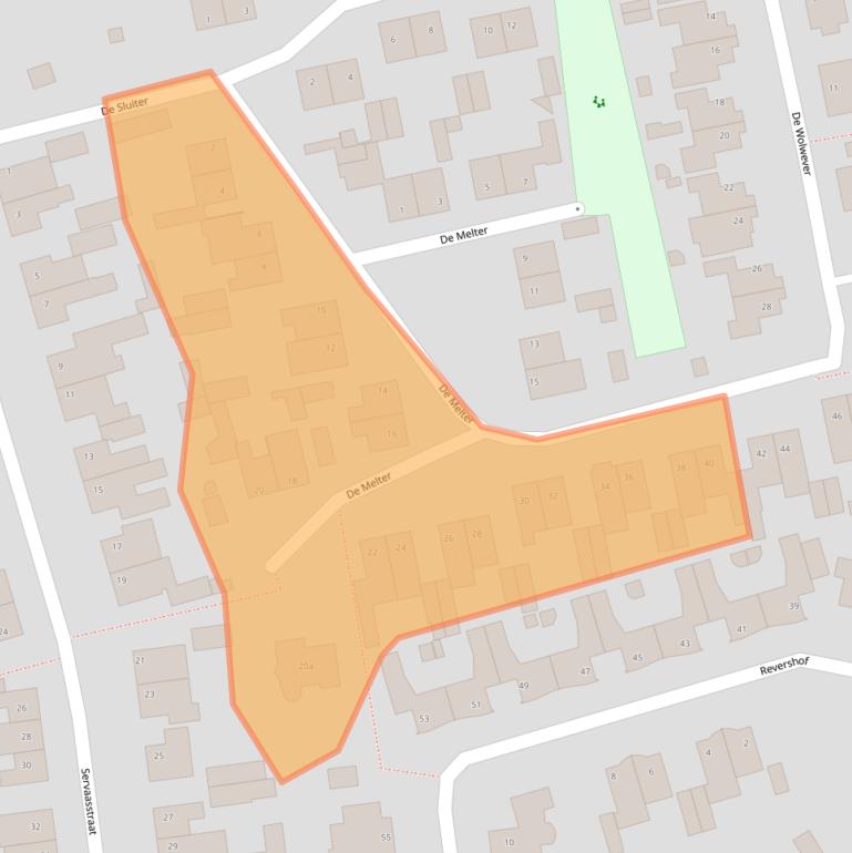 Kaart van postcodegebied 5737AK.