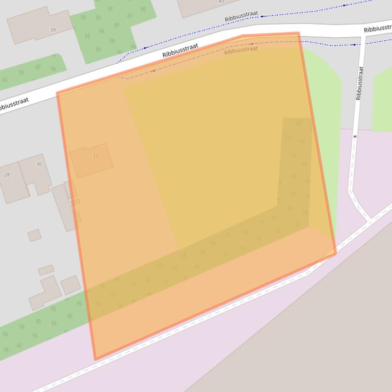 Kaart van postcodegebied 5737BD.