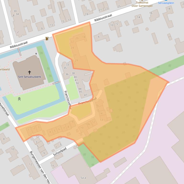 Kaart van postcodegebied 5737BE.