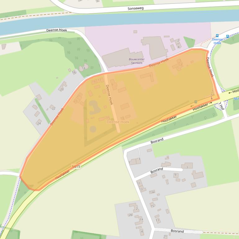 Kaart van postcodegebied 5737PB.