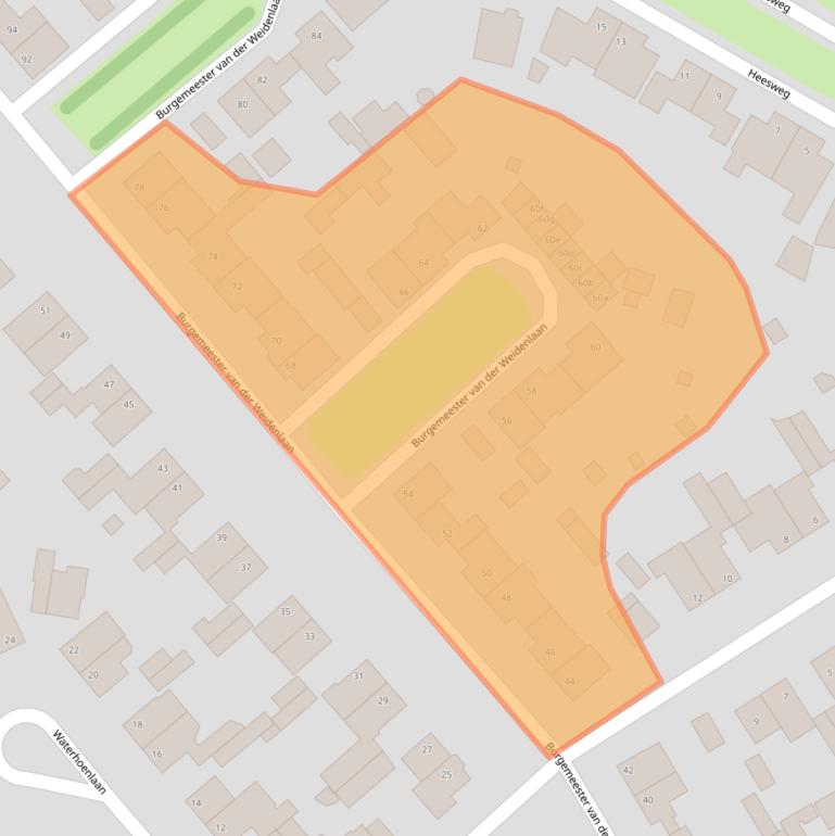 Kaart van postcodegebied 5741AV.