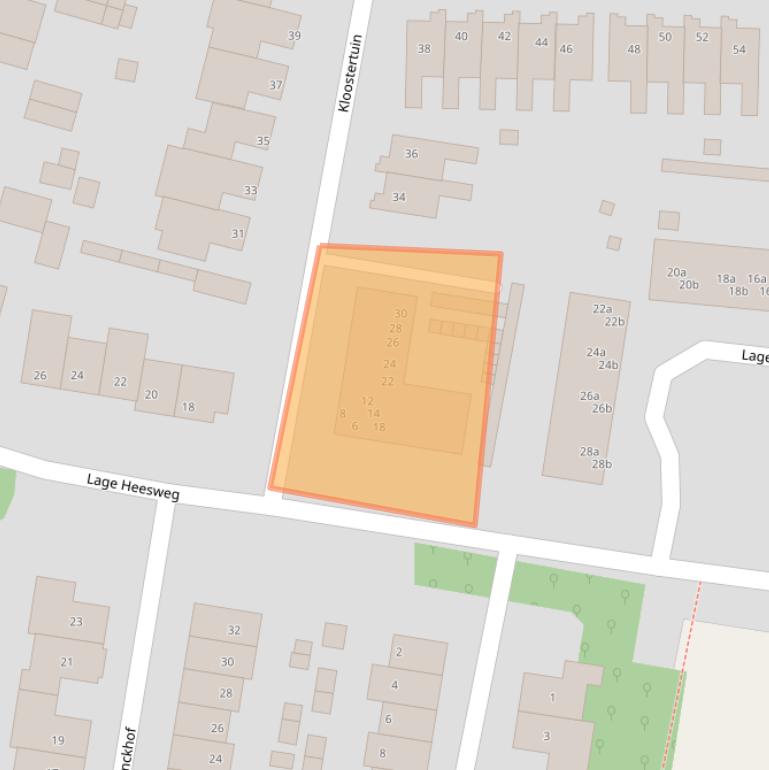 Kaart van postcodegebied 5741BT.