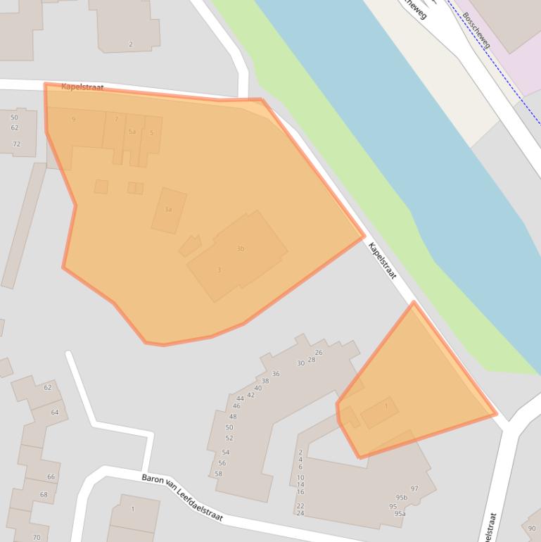 Kaart van postcodegebied 5741CA.