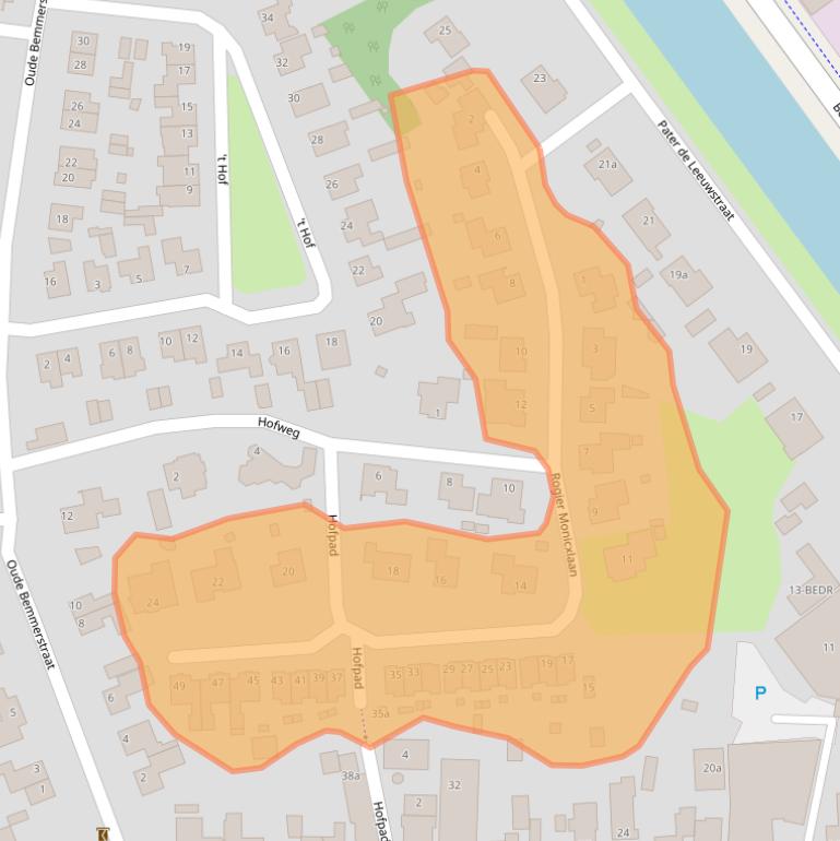 Kaart van postcodegebied 5741ES.