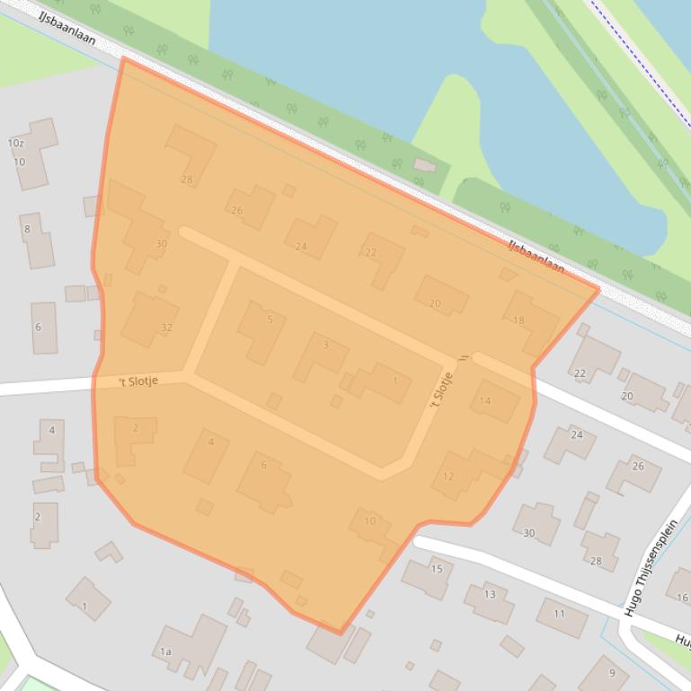 Kaart van postcodegebied 5741GG.