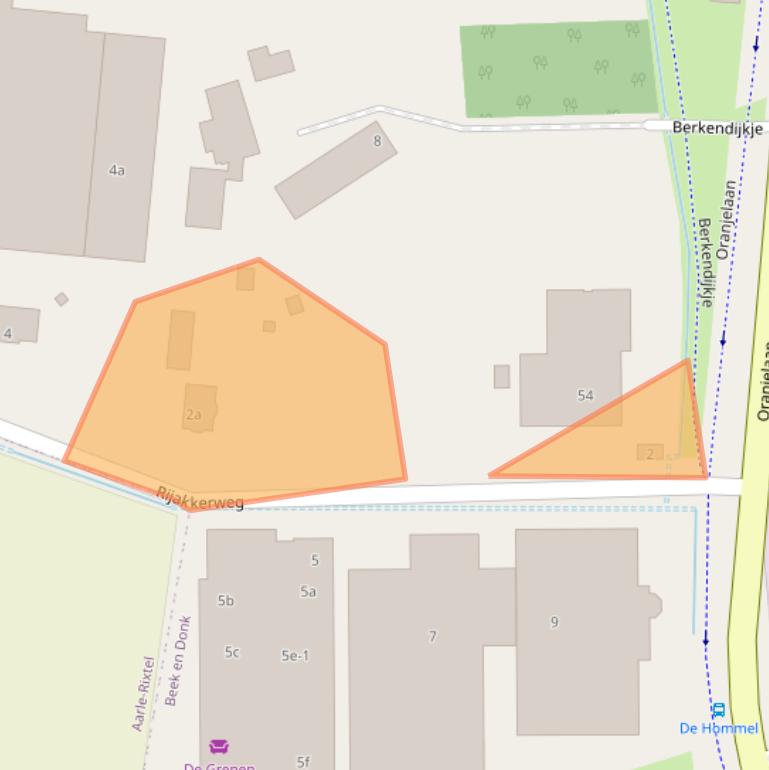 Kaart van postcodegebied 5741HM.