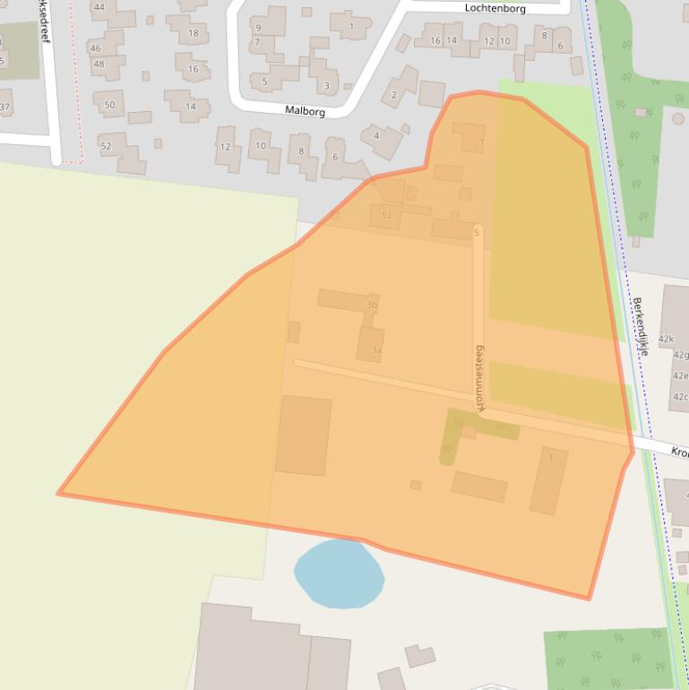 Kaart van postcodegebied 5741HN.