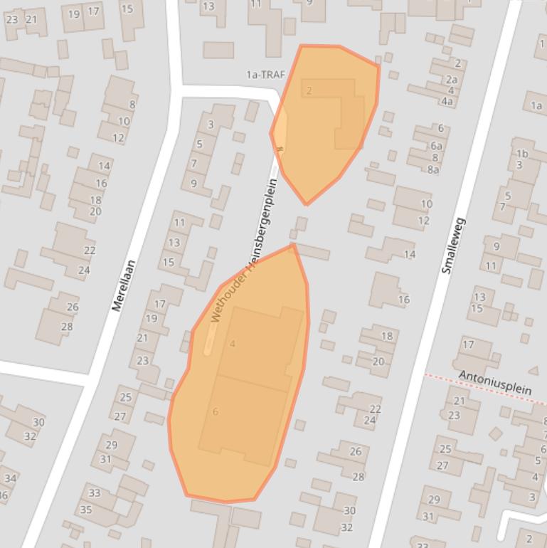 Kaart van postcodegebied 5741HX.