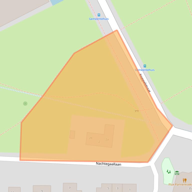 Kaart van postcodegebied 5741KC.