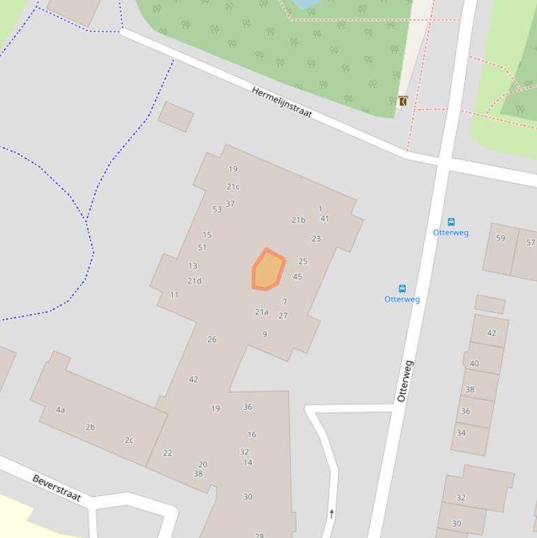 Kaart van postcodegebied 5741KL.