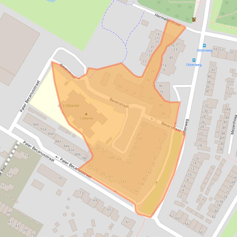 Kaart van postcodegebied 5741KW.