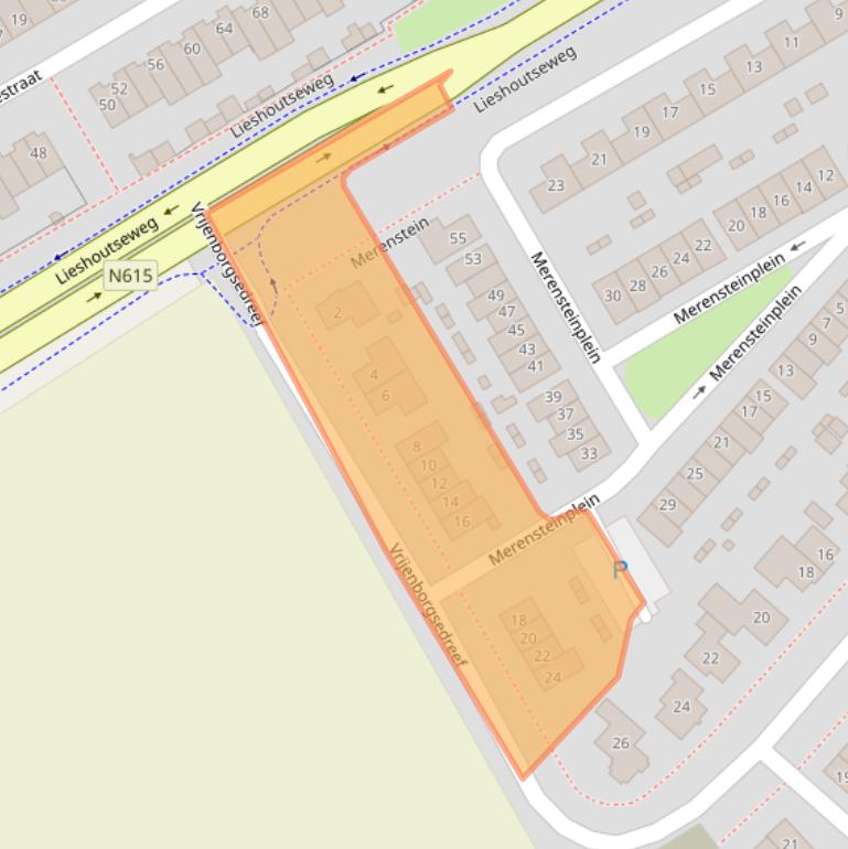 Kaart van postcodegebied 5741MN.