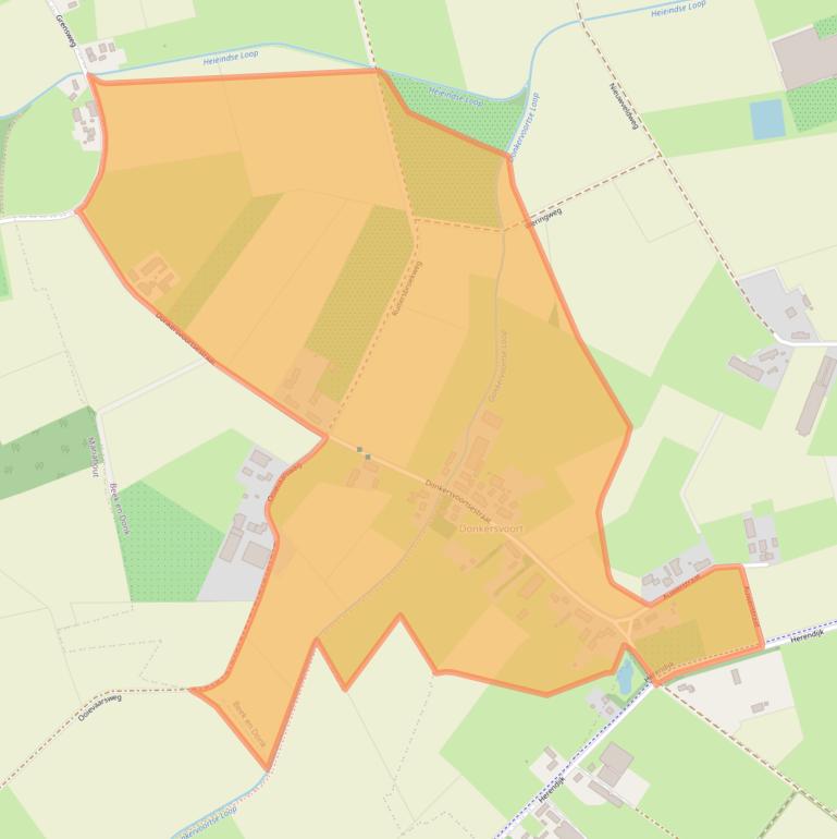 Kaart van postcodegebied 5741RL.