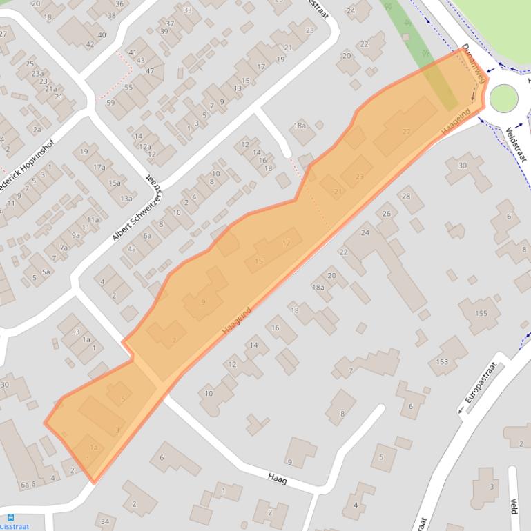 Kaart van postcodegebied 5751BA.