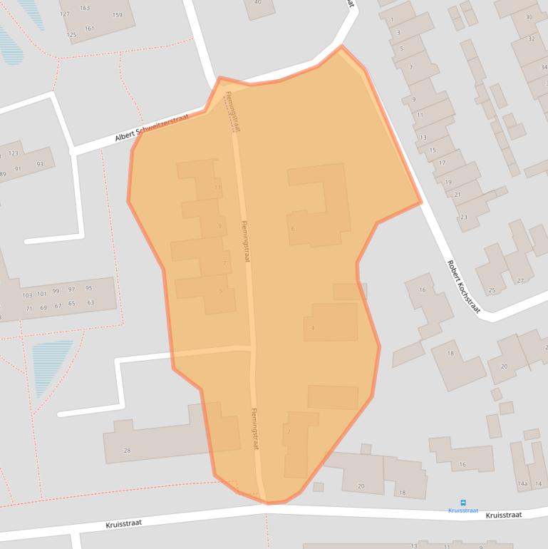 Kaart van postcodegebied 5751BK.