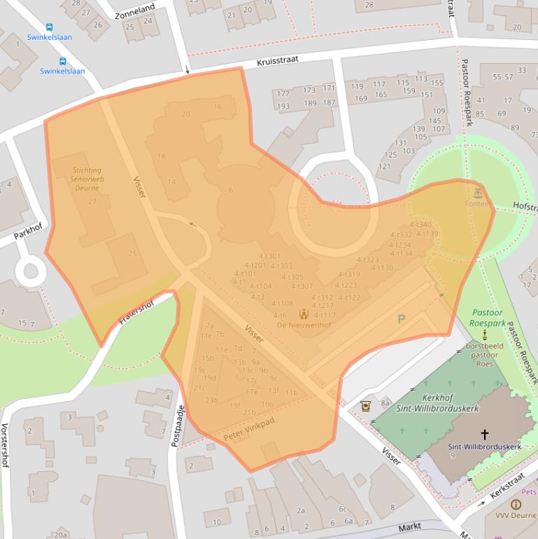 Kaart van postcodegebied 5751BL.