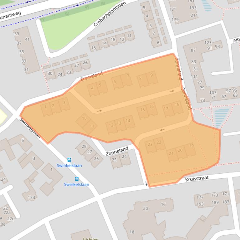 Kaart van postcodegebied 5751BR.