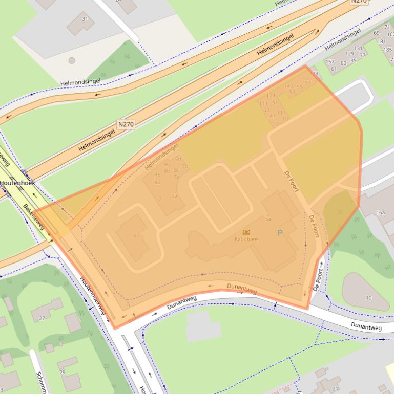 Kaart van postcodegebied 5751CN.