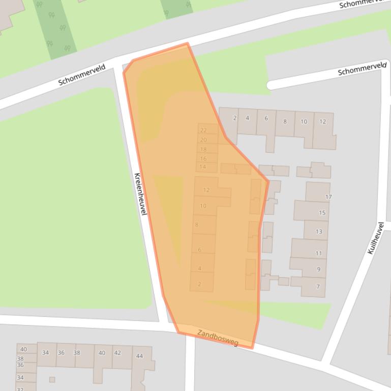 Kaart van postcodegebied 5751ED.