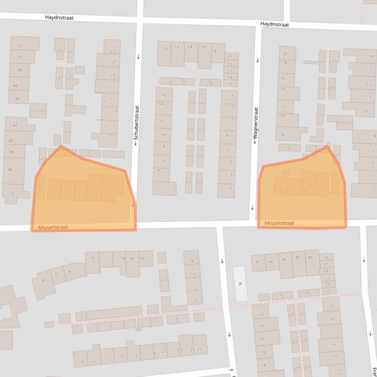 Kaart van postcodegebied 5751EJ.