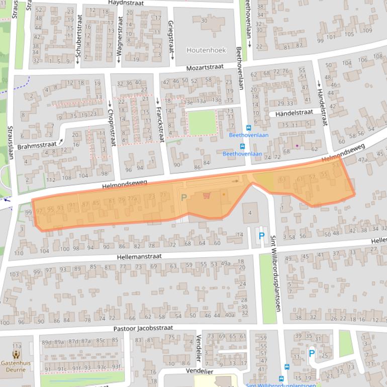 Kaart van postcodegebied 5751GB.