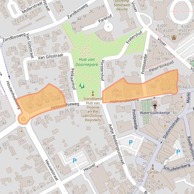 Kaart van postcodegebied 5751GD.